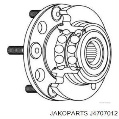 Маточина передня J4707012 Jakoparts