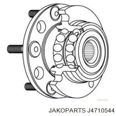 Маточини задніх коліс Jakoparts J4710544 ціна, від 75.25 USD