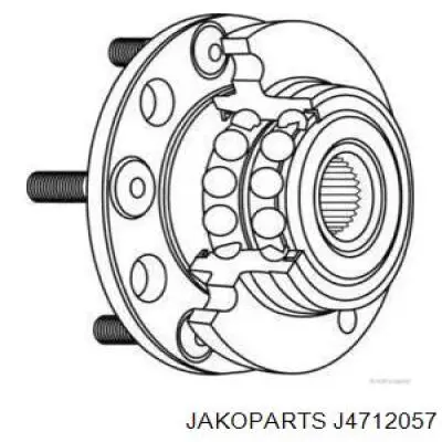 Маточина задня J4712057 Jakoparts