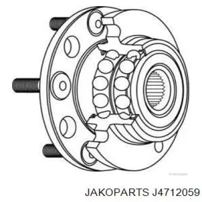 Маточина задня J4712059 Jakoparts