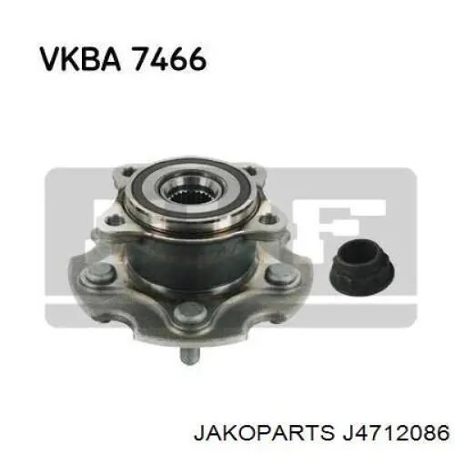 Купити J4712086 Jakoparts Підшипник ступиці колеса