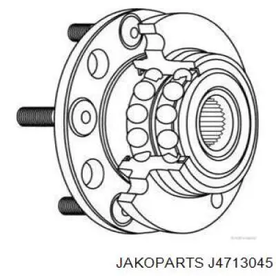 Купити J4713045 Jakoparts Підшипник ступиці колеса