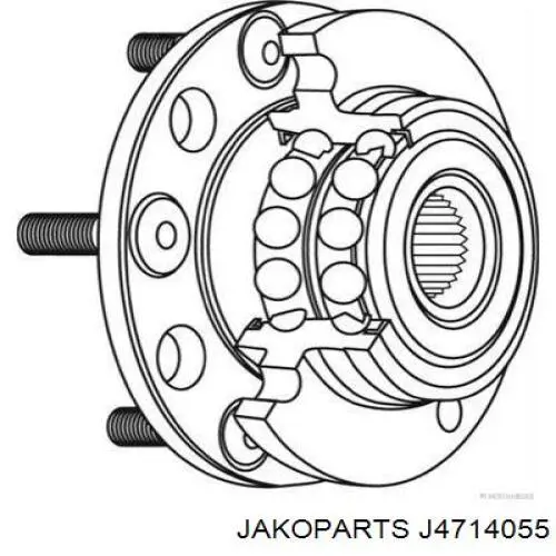 Маточини задніх коліс Jakoparts J4714055 ціна, від 31.41 USD