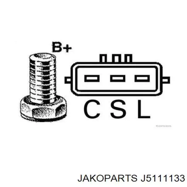 Генератор J5111133 Jakoparts