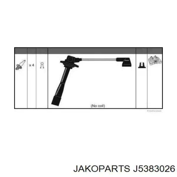 J5383026 Jakoparts дріт високовольтні, комплект