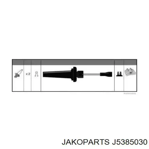 Дріт високовольтний, комплект J5385030 Jakoparts