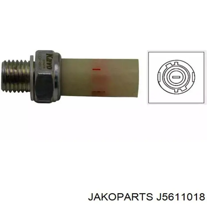 J5611018 Jakoparts датчик тиску масла
