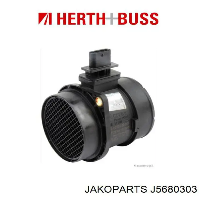 Датчик масової витрати повітря Jakoparts J5680303 ціна, від 70.03 USD