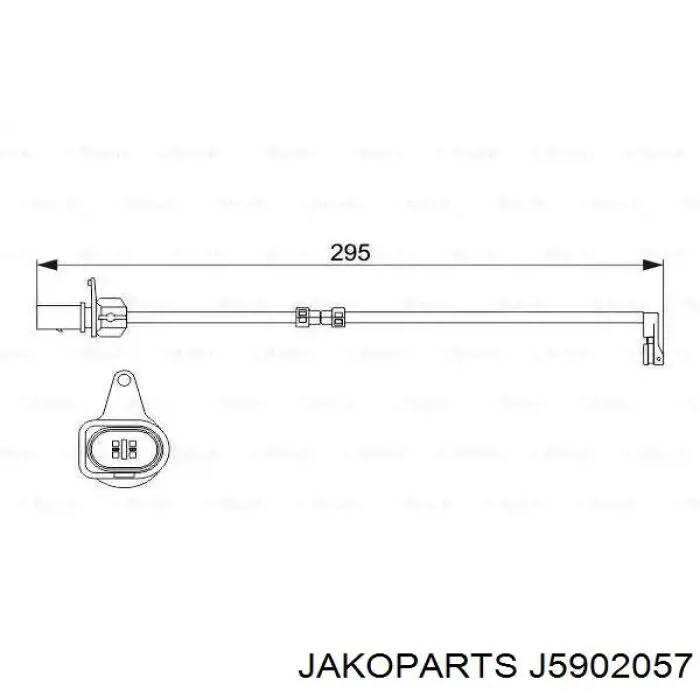 Купити J5902057 Jakoparts Сенсор АБС