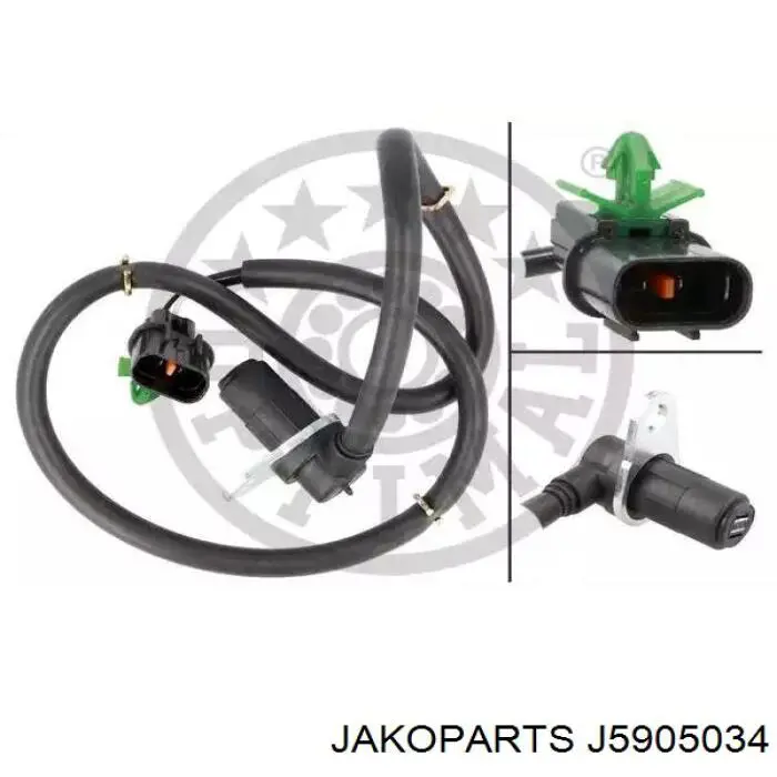 Купити TQ11076 Tqparts Датчик АБС (ABS) передній, лівий