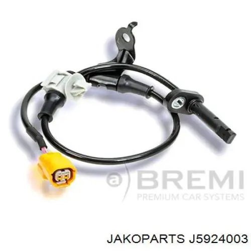 Купити J5924003 Jakoparts Датчик АБС (ABS) задній, лівий