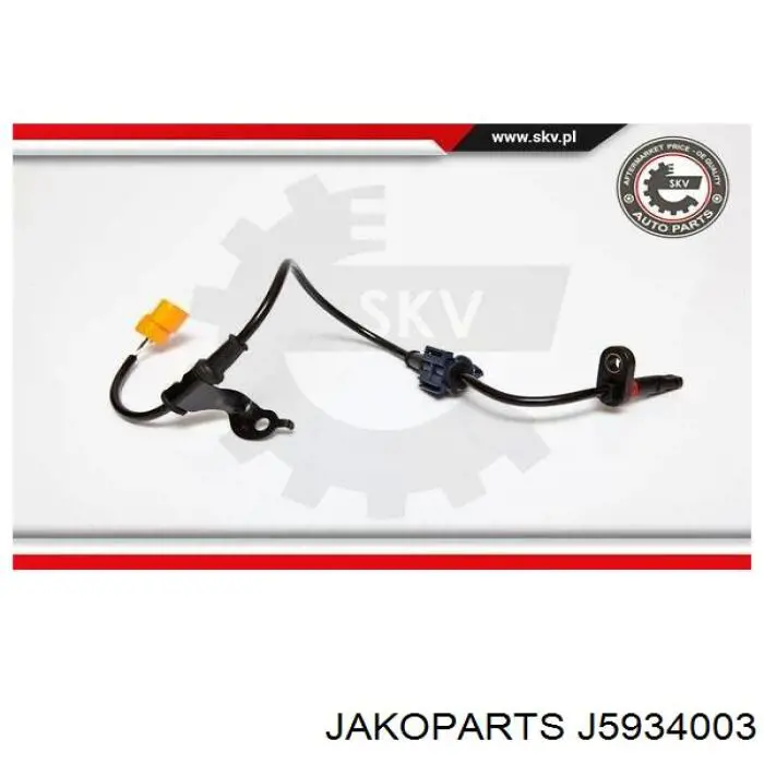 Купити J5934003 Jakoparts Датчик АБС (ABS) задній, правий