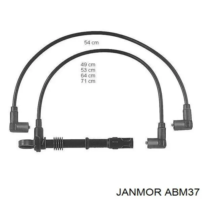 ABM37 Janmor дріт високовольтні, комплект