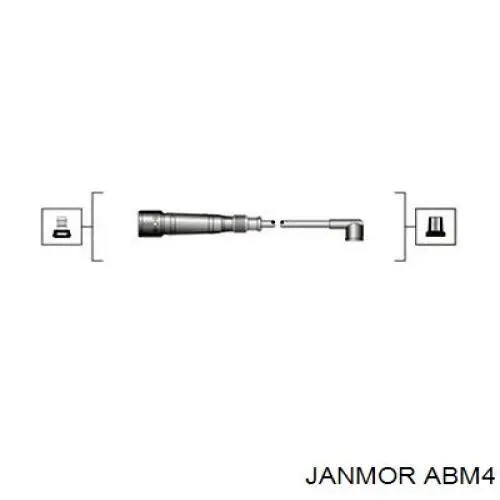 ABM4 Janmor дріт високовольтні, комплект