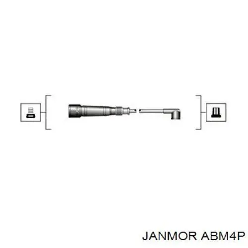 ABM4P Janmor дріт високовольтні, комплект