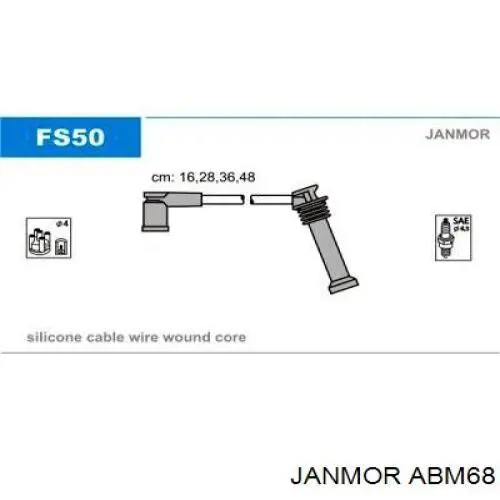 ABM68 Janmor Проводи високовольтні