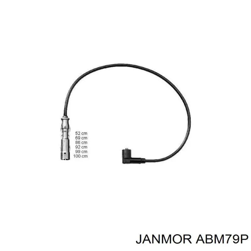 Високовольтні дроти ABM79P Janmor