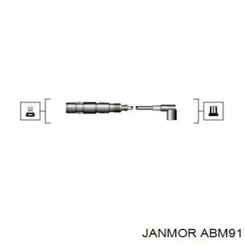 ABM91 Janmor дріт високовольтні, комплект