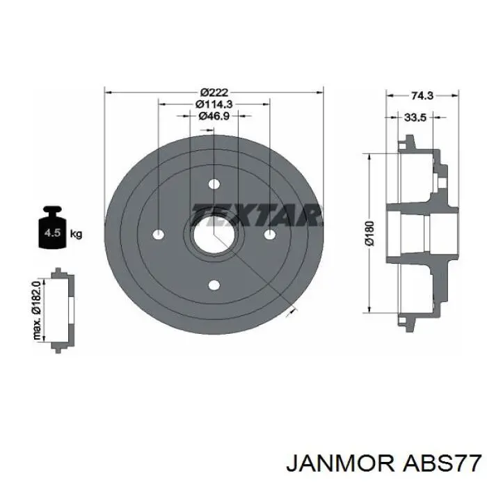 Високовольтні дроти ABS77 Janmor