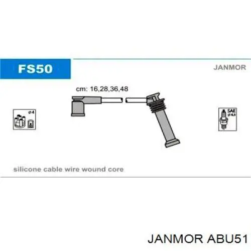 ABU51 Janmor дріт високовольтні, комплект