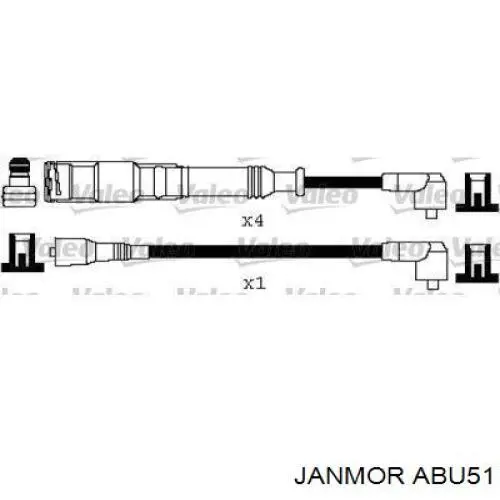 Дроти запалювання Janmor ABU51 ціна, від 25.72 USD