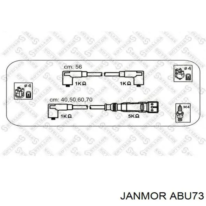 ABU73 Janmor дріт високовольтні, комплект