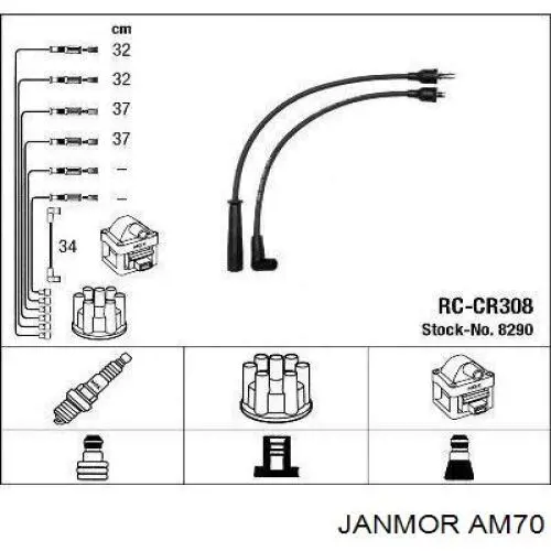 Високовольтні дроти AM70 Janmor