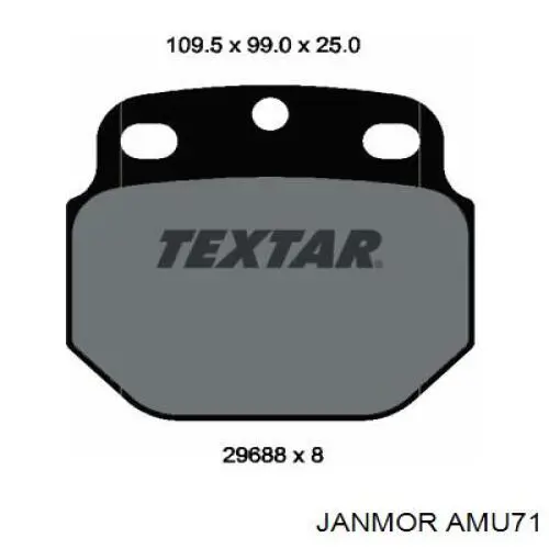 AMU71 Janmor Дріт високовольтні, комплект