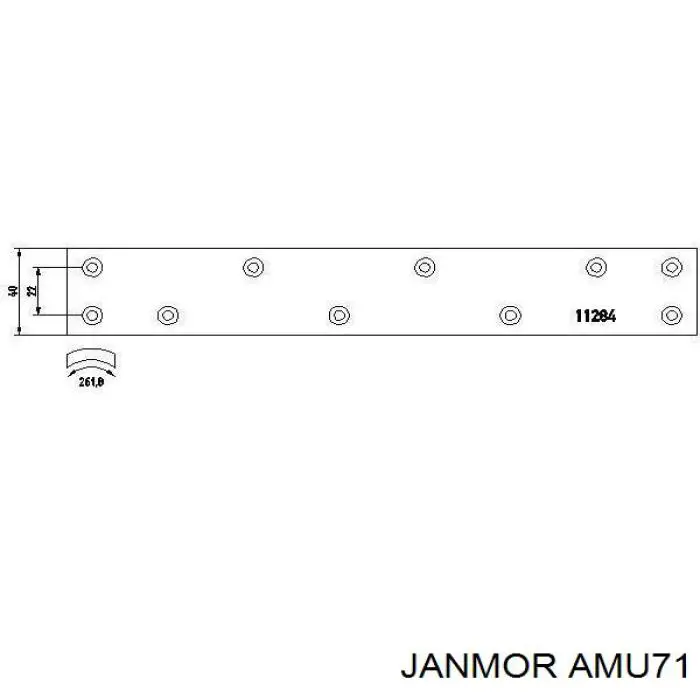 Купити AMU71 Janmor Провід високовольтні, комплект