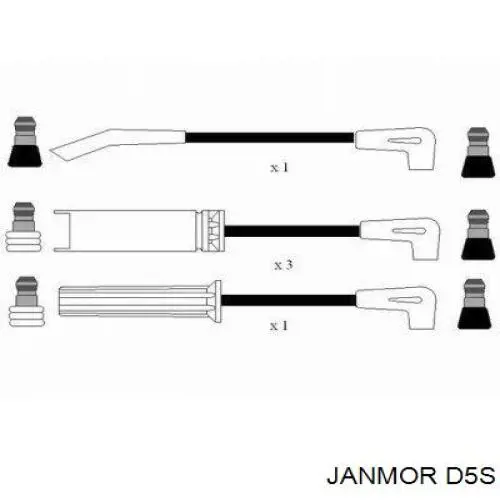 D5S Janmor дріт високовольтні, комплект