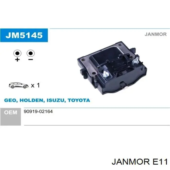Високовольтні дроти S11 Janmor