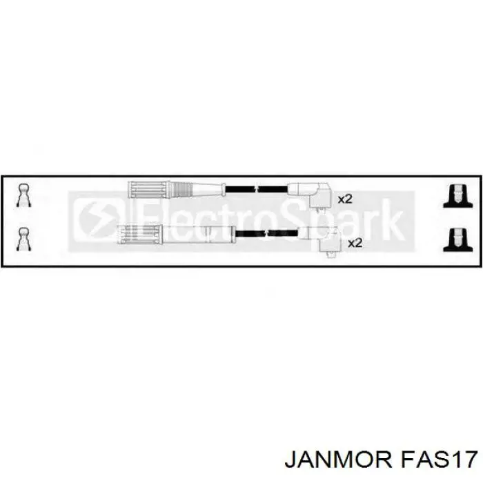 FAS17 Janmor дріт високовольтні, комплект