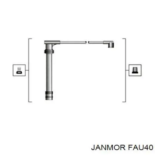 Купити FAU40 Janmor Провід високовольтні, комплект