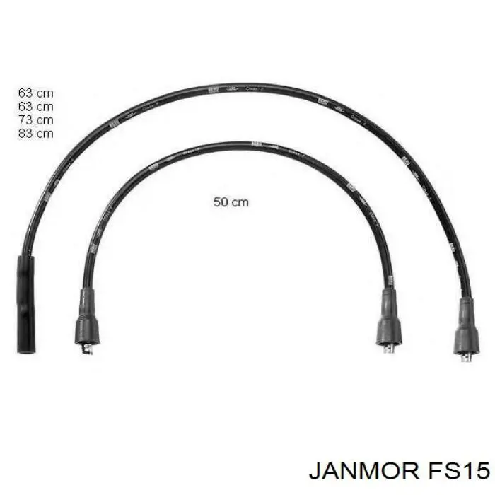 Дроти запалювання Janmor FS15 ціна, від 15.17 USD