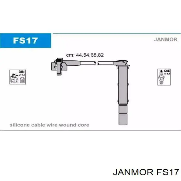 FS17 Janmor дріт високовольтні, комплект