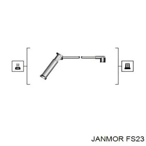 Високовольтні дроти FS23 Janmor