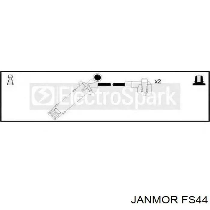 Дріт високовольтний, комплект FS44 Janmor