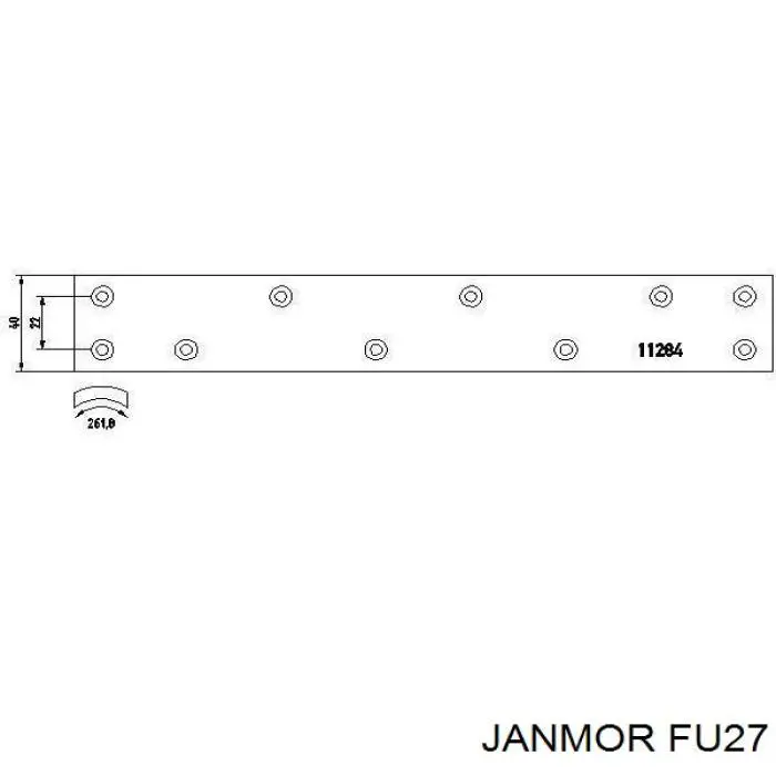 FU27 Janmor дріт високовольтні, комплект