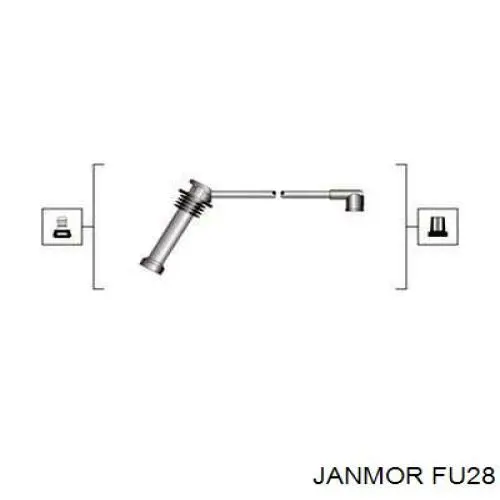 Дроти запалювання Janmor FU28 ціна, від 25.24 USD