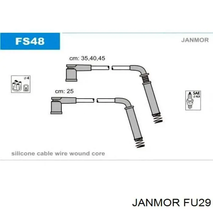 FU29 Janmor Проводи високовольтні