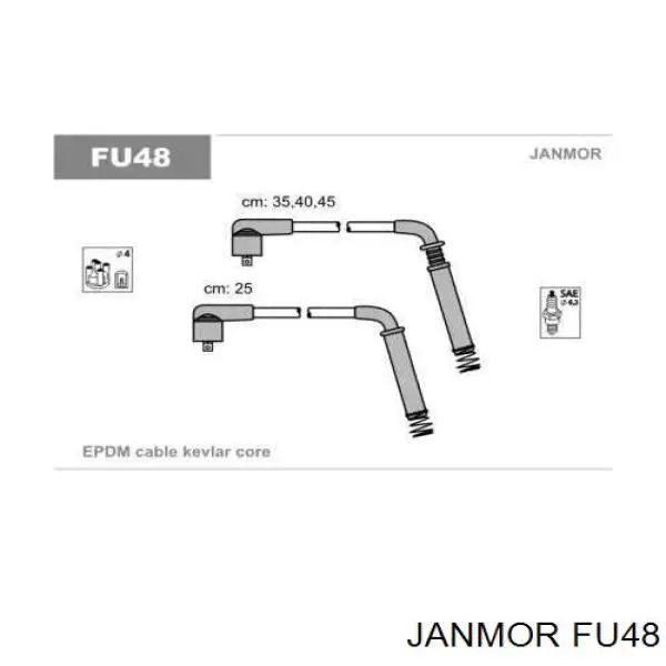 Дроти запалювання Janmor FU48 ціна, від 38.50 USD