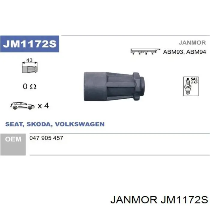  Janmor JM1172S ціна, від 5.23 USD