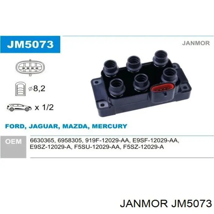 JM5073 Janmor котушка запалювання