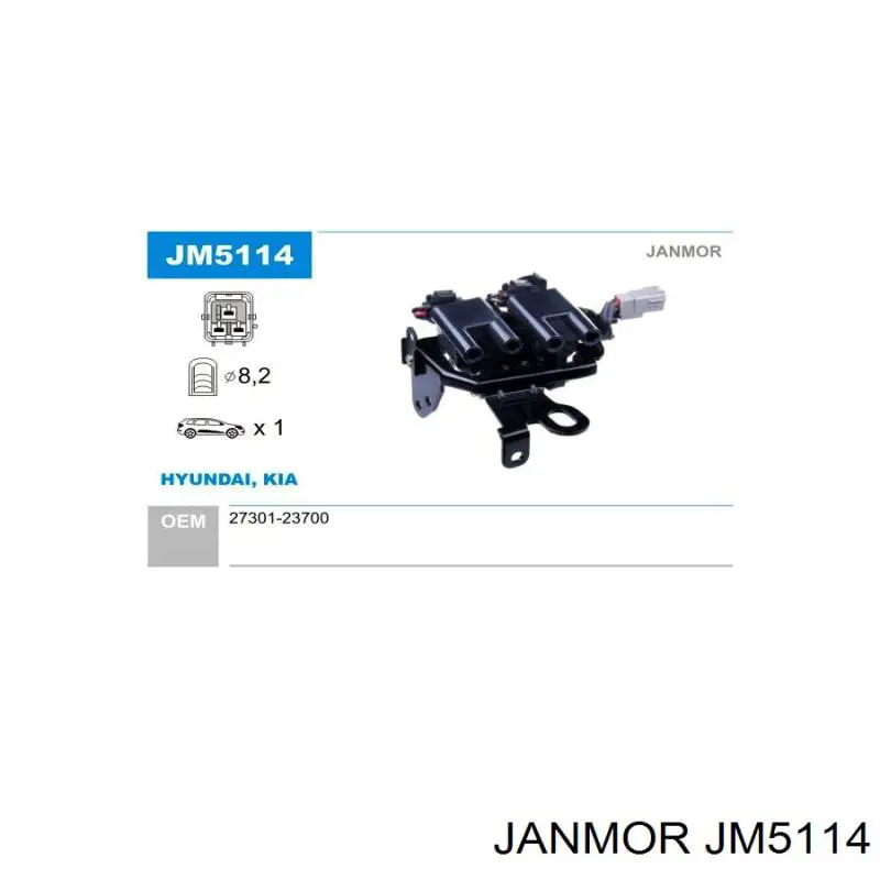 JM5114 Janmor котушка запалювання