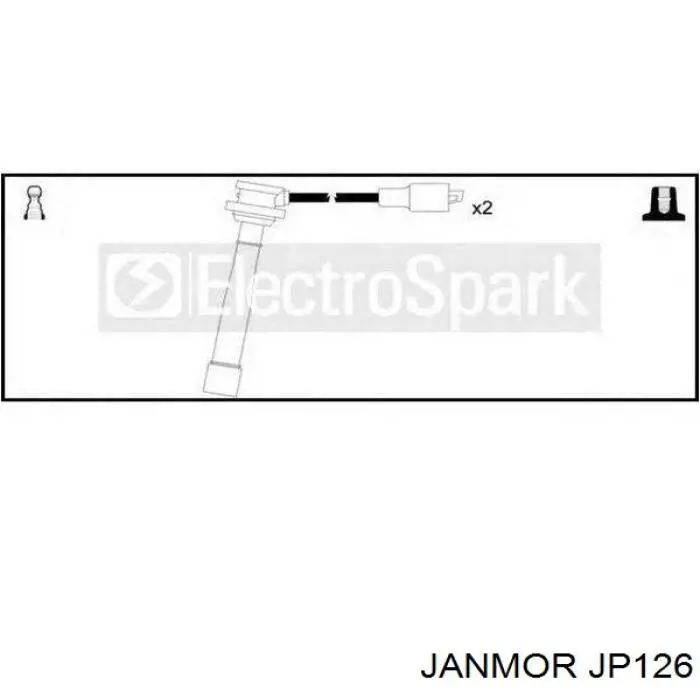 Високовольтні дроти JP126 Janmor