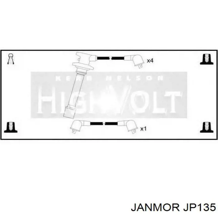 JP135 Janmor Проводи високовольтні