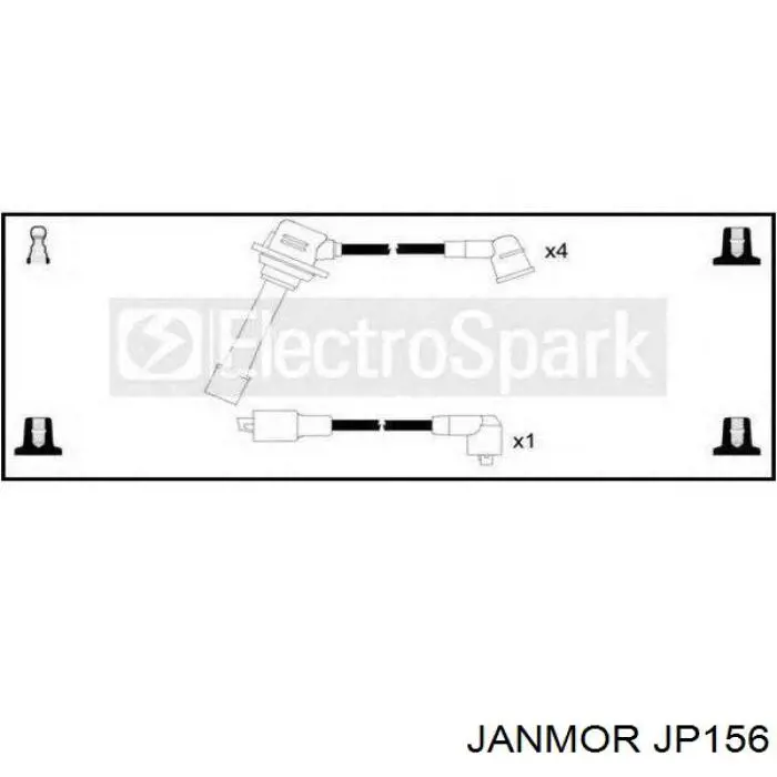JP156 Janmor дріт високовольтні, комплект