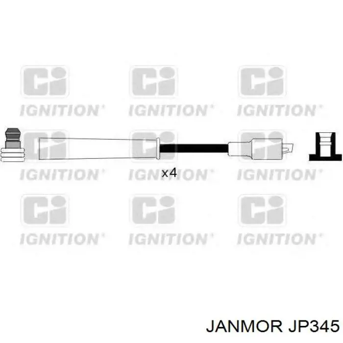 Дроти запалювання Janmor JP345 ціна, від 16.84 USD
