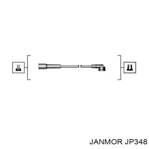 Дроти запалювання Janmor JP348 ціна, від 22.96 USD