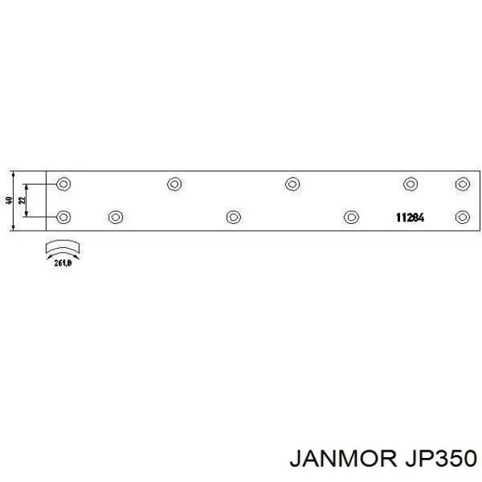 JP350 Janmor дріт високовольтні, комплект